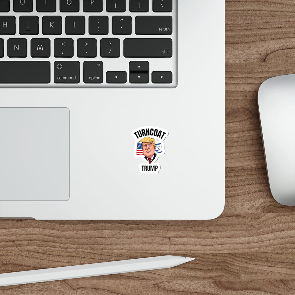 "Turncoat" Trump Die-Cut Sticker