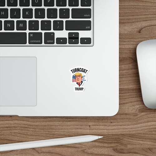 "Turncoat" Trump Die-Cut Sticker